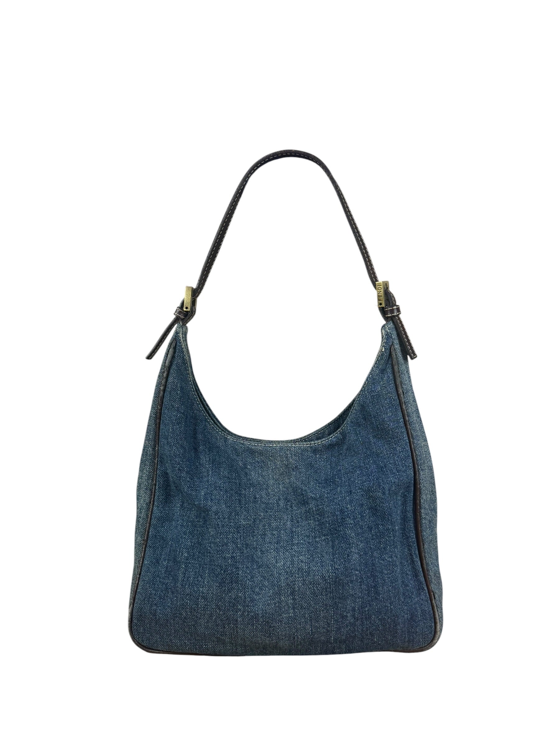 Fendi Denim Shoulder Bag