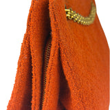 Chanel Vintage Red Quilted Tweed Shoulder Bag 1994