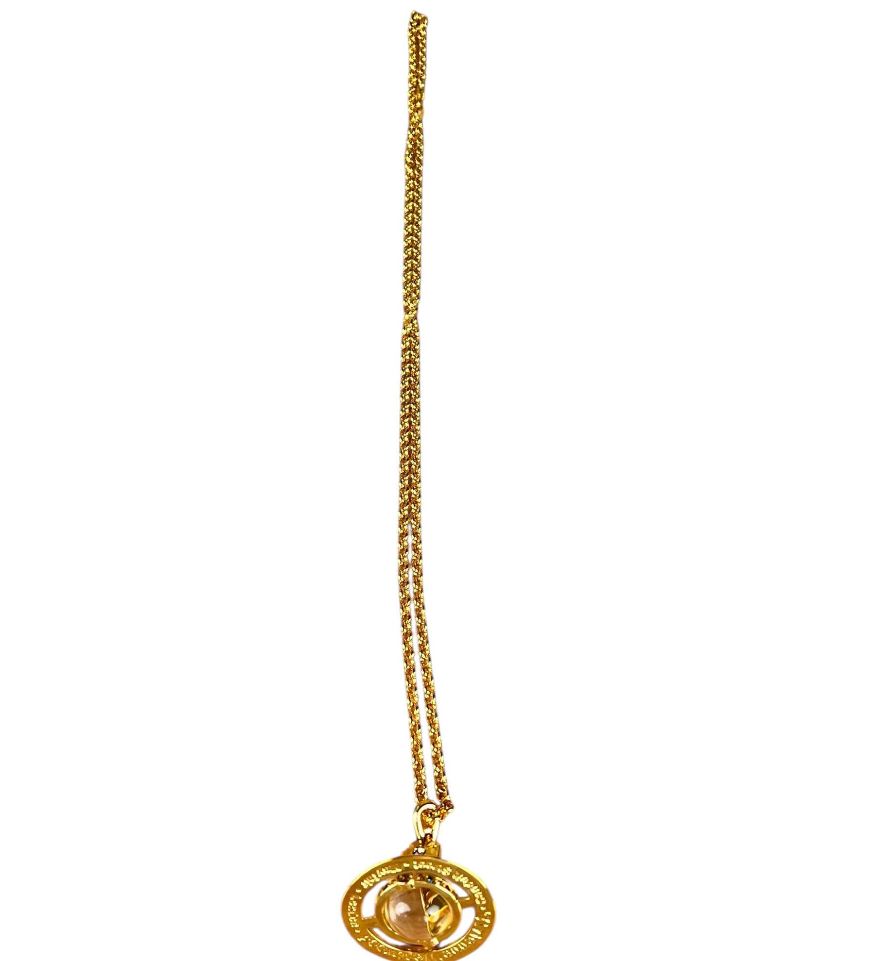 Vivienne Westwood Gold 3D Orb Necklace