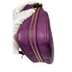 Gucci Vintage Purple Leather Small Snaffle Bit Shoulder Bag