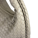 Bottega Veneta Grey Intrecciato Hobo Bag