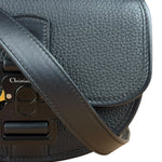 Christian Dior Black Leather Gallup Mini Shoulder Bag