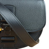 Christian Dior Black Leather Gallup Mini Shoulder Bag