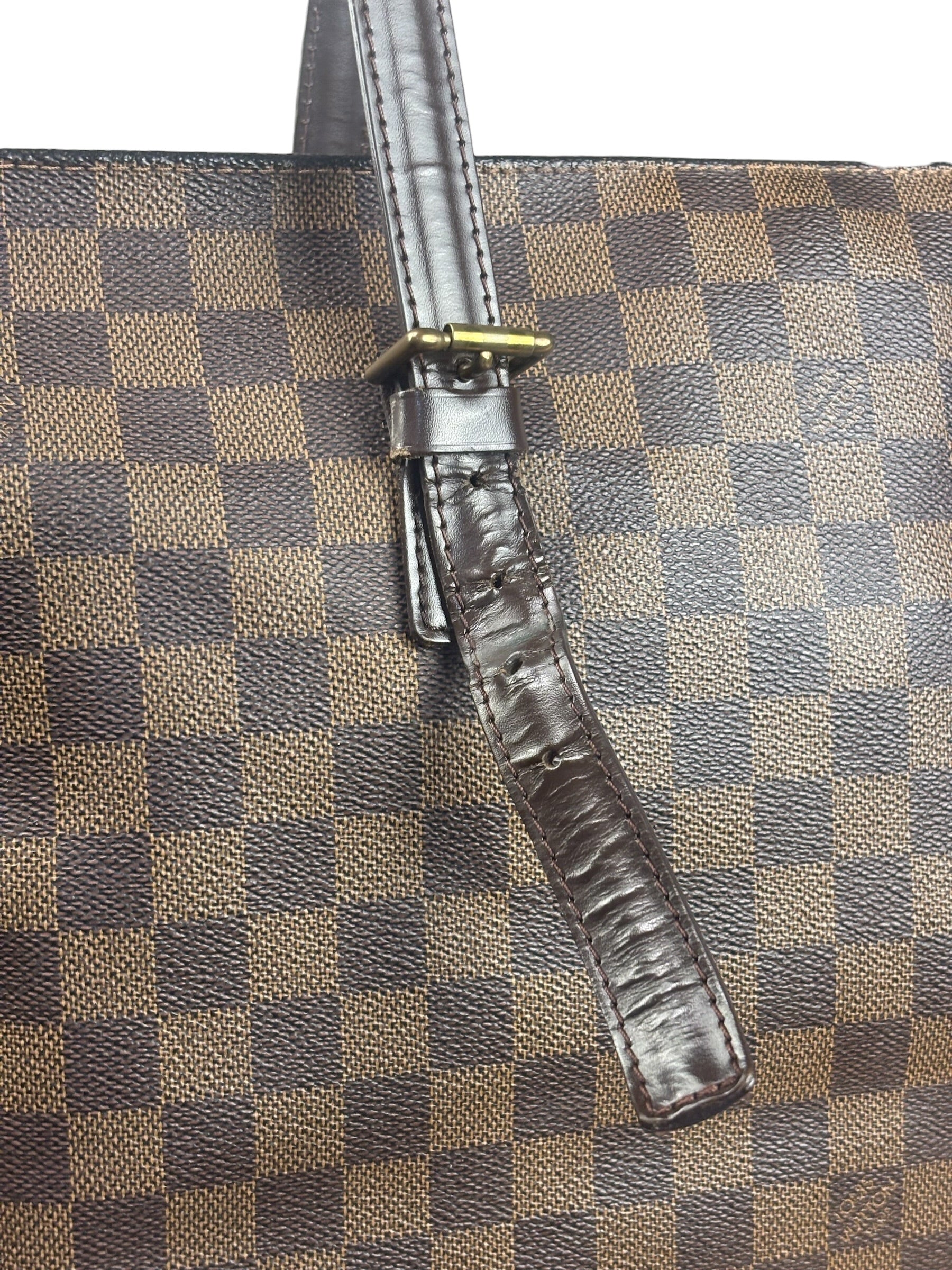 Louis Vuitton Damier Ebene Columbine Shoulder/Tote Bag