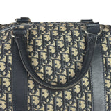 Christian Dior Vintage Black Trotter Boston Travel Bag