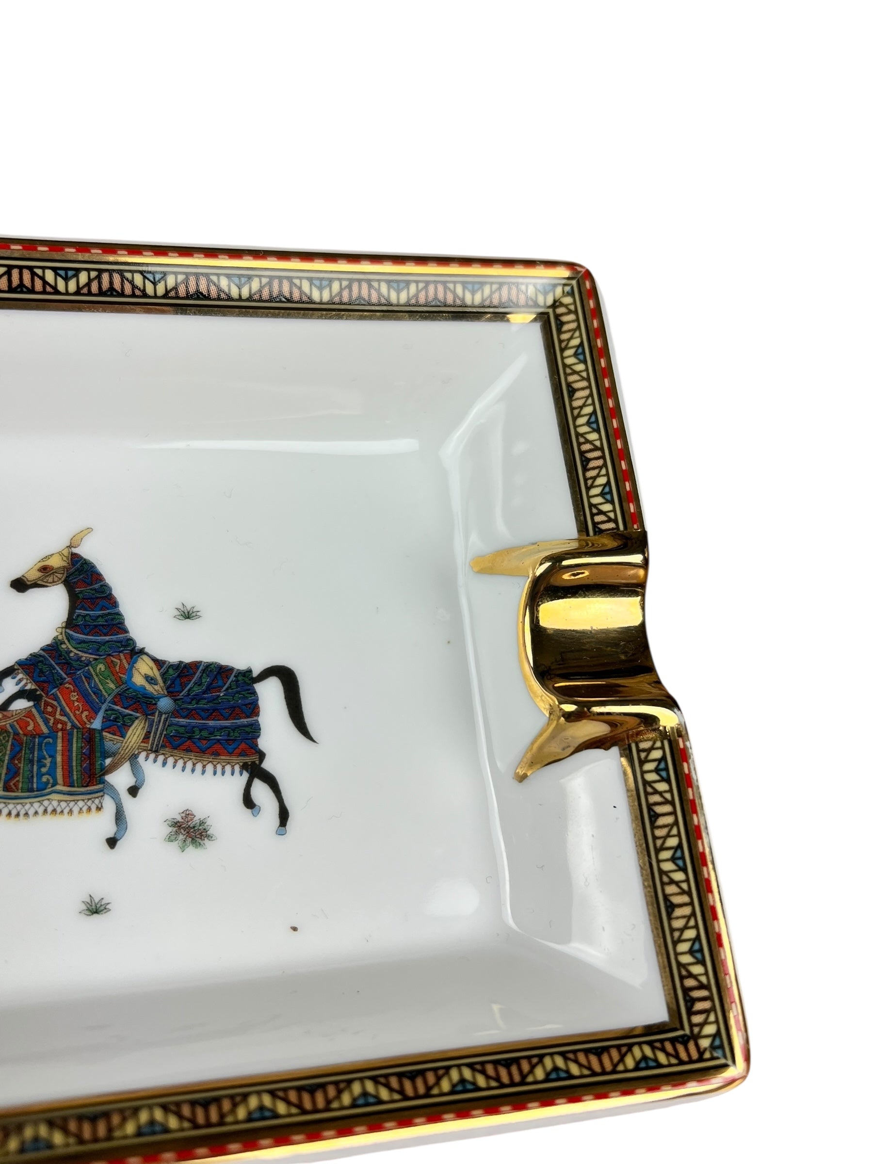 Hermes Cheval d'Orient Porcelain Ashtray