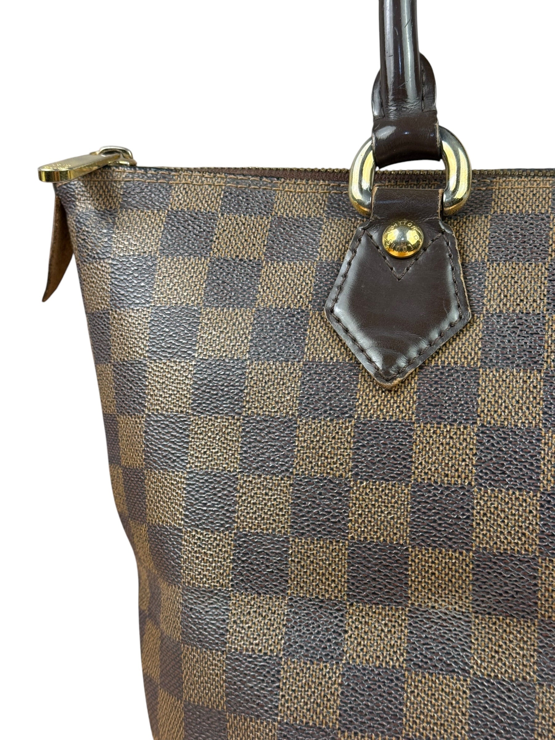 Louis Vuitton Damier Ebene Saleya Tote Bag MM