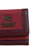 Burberry Blue Label Red Suede/ Leather Wallet