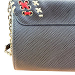Louis Vuitton Multi Color Epi Leather Embroidered Twist Shoulder Bag