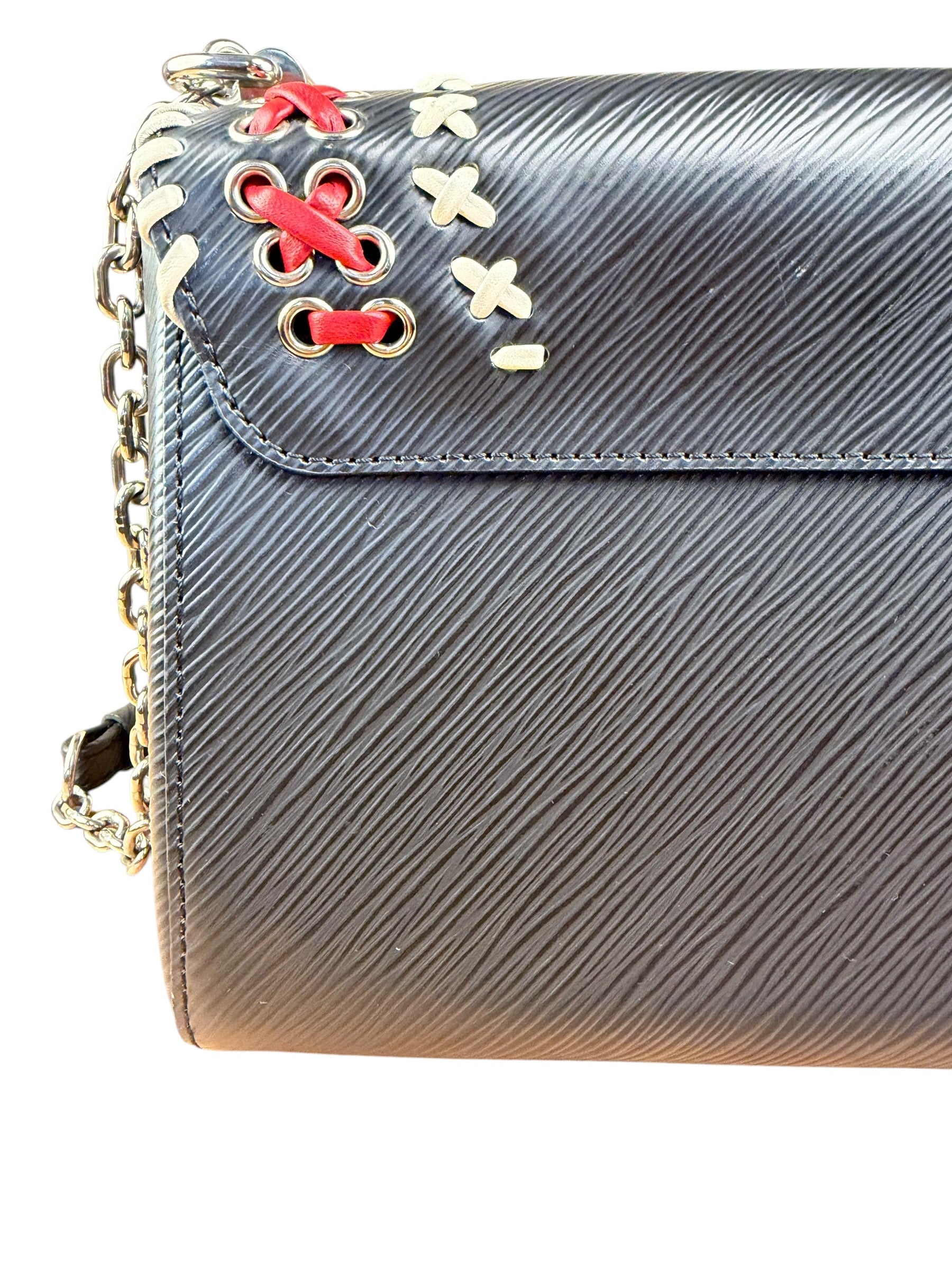 Louis Vuitton Multi Color Epi Leather Embroidered Twist Shoulder Bag