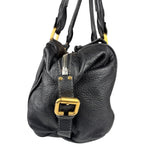 Chloe Black Leather Paddington Shoulder Bag