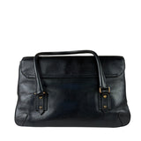 Gucci Vintage Black Horsebit Flap Bag