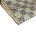 Louis Vuitton Damier Azur Sarah Long Wallet