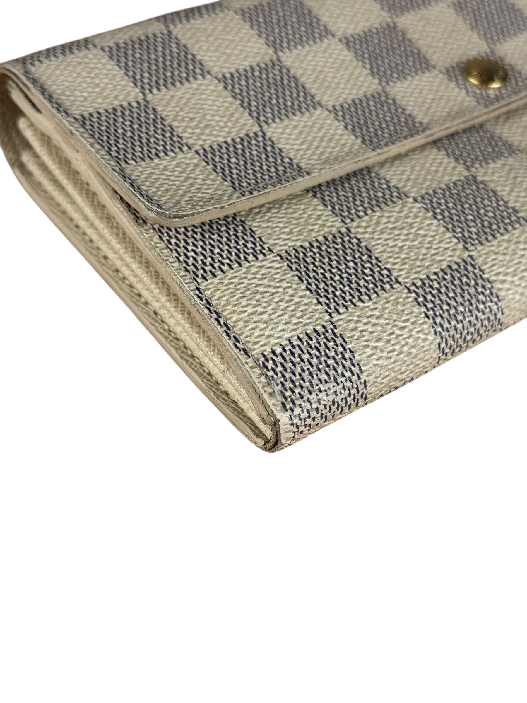 Louis Vuitton Damier Azur Sarah Long Wallet