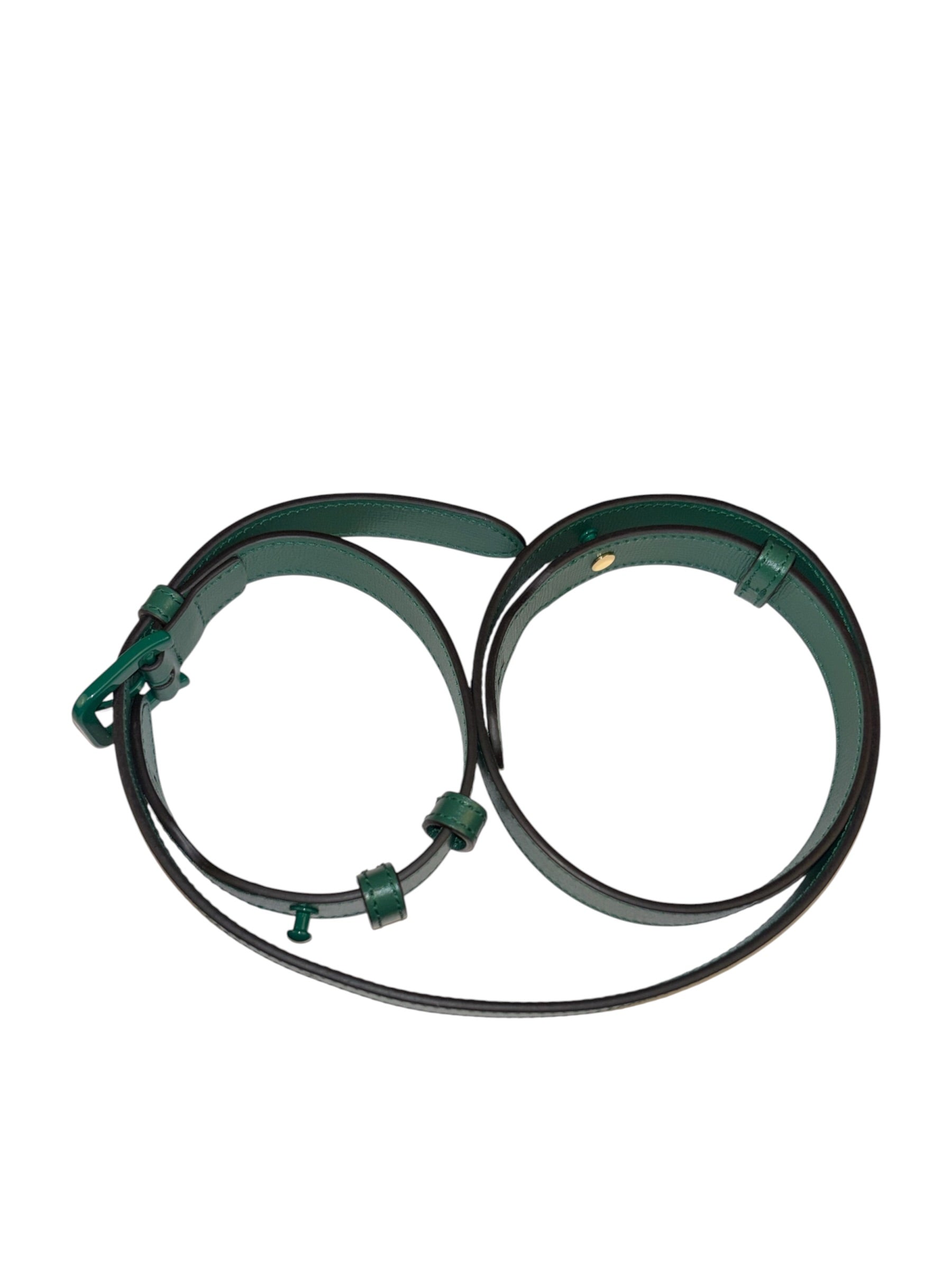 Gucci Green Leather Horsebit Shoulder Bag