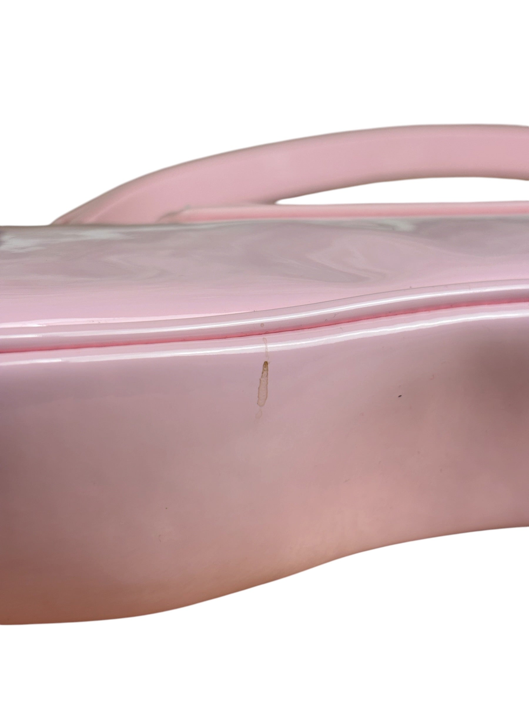 Diesel Pink Patent Leather Play Shoulder Bag