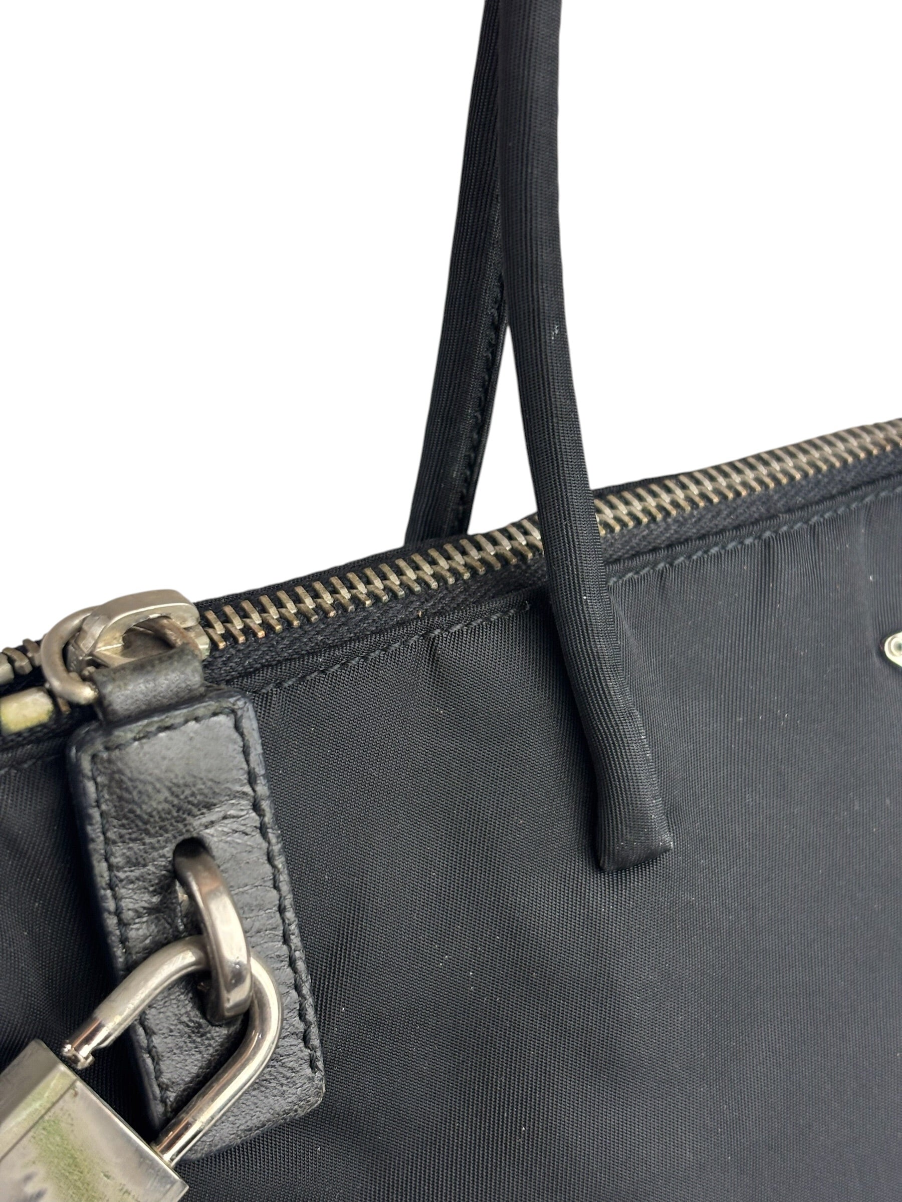 Prada Black Tessuto Nero Nylon Tote/Shoulder Bag