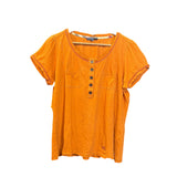 Burberry Vintage Orange Henley Top