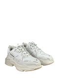 Balencaiga Triple S Sneakers All Over Logo White