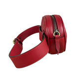Gucci Red Leather Marmont Matelasse Waist Belt Bag