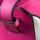 Loewe Pink/White Leather M Hammock Bag