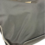 Prada Black Leather Trim/Tessuto Nylon  Shoulder Bag