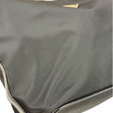 Prada Black Leather Trim/Tessuto Nylon  Shoulder Bag