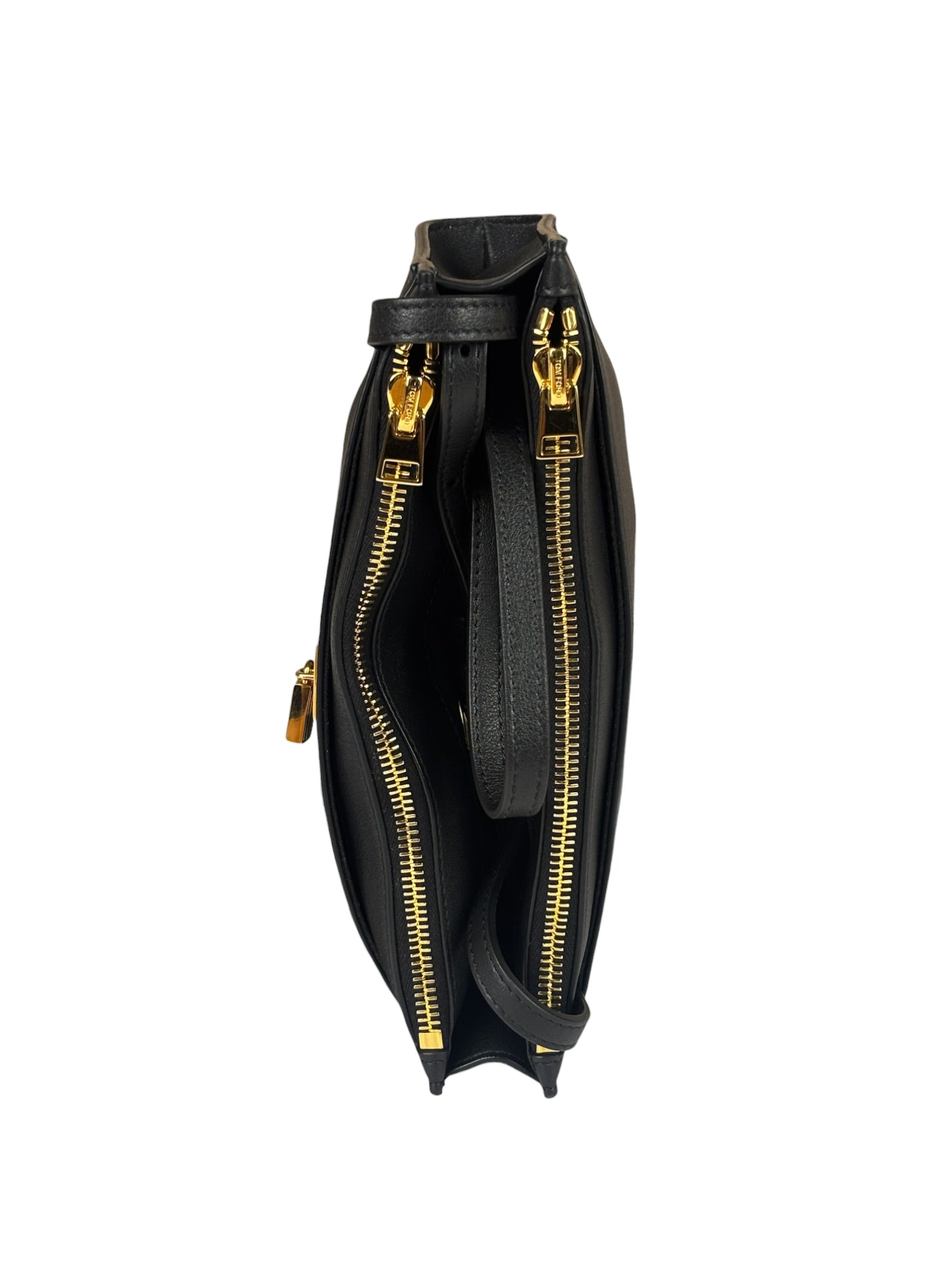 Tom Ford Black Padlock Mini Crossbody