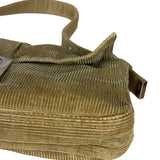 Fendi Brown Corduroy Baguette