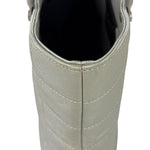 Chanel Silver Nylon Quilted Vintage Mini Chocolate Bar Tote 1997
