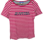 Burberry Blue Label Striped Logo Top