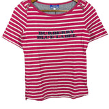 Burberry Blue Label Striped Logo Top