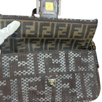 Fendi Vintage Brown/Grey Woven Baguette