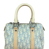 Christian Dior Vintage Trotter Canvas Mini Boston Bag