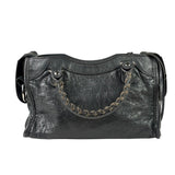 Balenciaga Grey Calfskin Mini Le City Bag