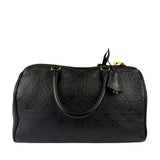 Louis Vuitton Black Monogram Bandouliere NM Empreinte Noir Speedy 30
