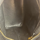 Chanel Vintage CC Black Quilted Caviar Leather Medallion Tote Bag 2002