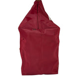 Longchamp Red Leather Trim Le Pliage Paris Eiffel Tower Tote Bag
