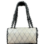 Chanel Tweedy Quilted Leather Fringe Flap Bag 2011