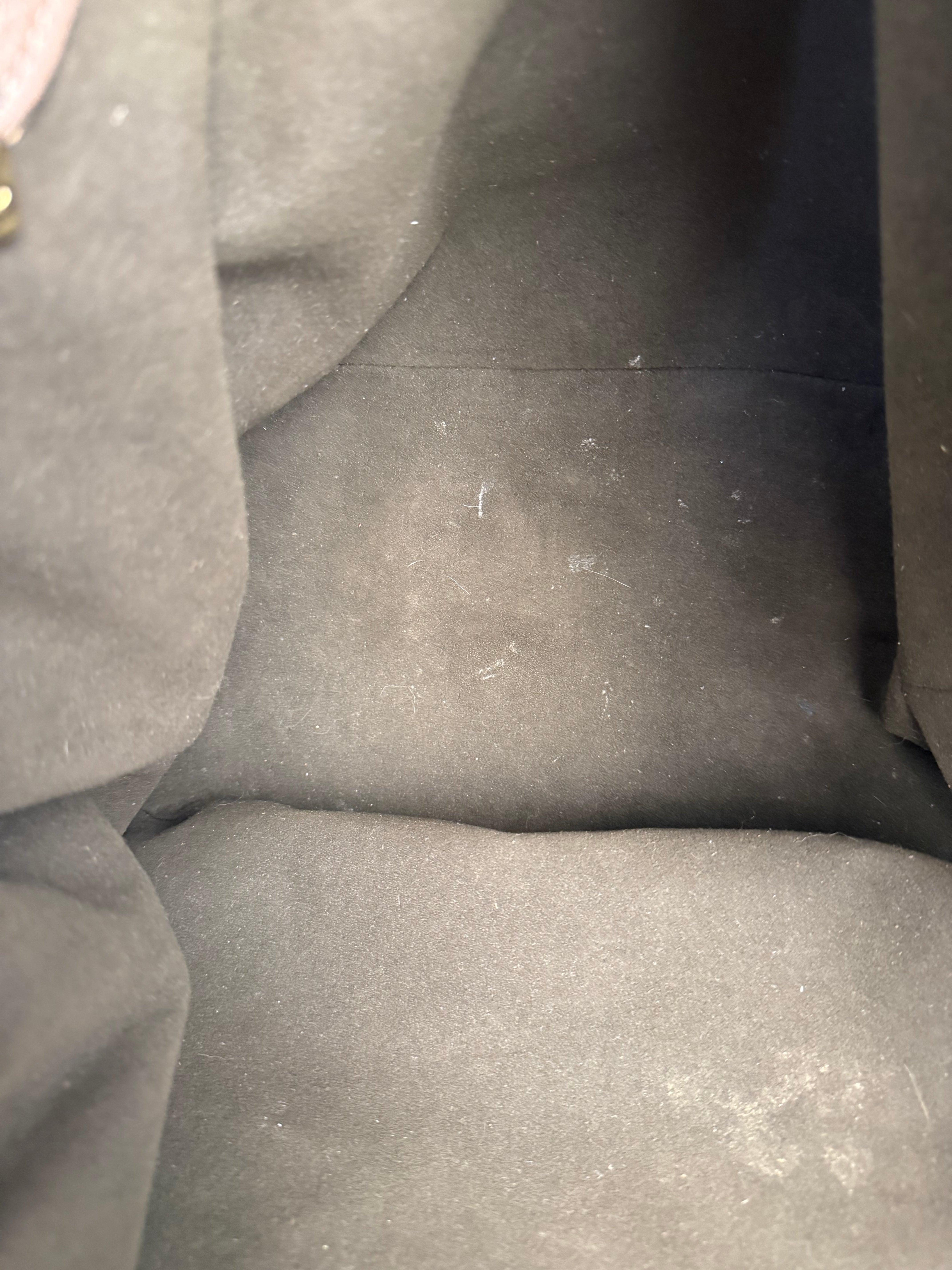 Louis Vuitton Brown Leather Mahina Hobo Bag