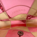 Chanel Pink/Beige PVC Patchwork Flap Bag 1997