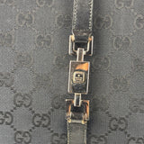 Gucci GG Black Canvas Vintage Jackie Tote Handbag