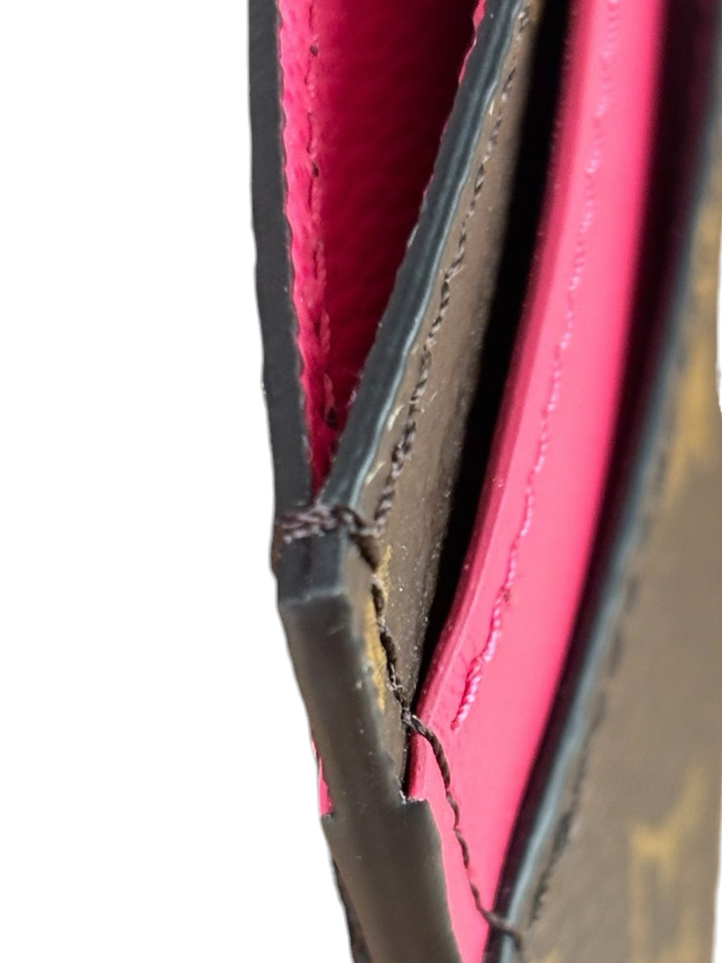 Louis Vuitton Brown/Pink Monogram Card Holder
