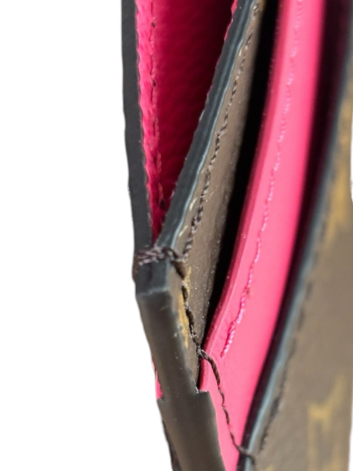 Louis Vuitton Brown/Pink Monogram Card Holder