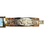 YSL Mother of Pearl Dial 40th Anniversary Gold Bangle
