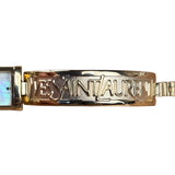 YSL Mother of Pearl Dial 40th Anniversary Gold Bangle