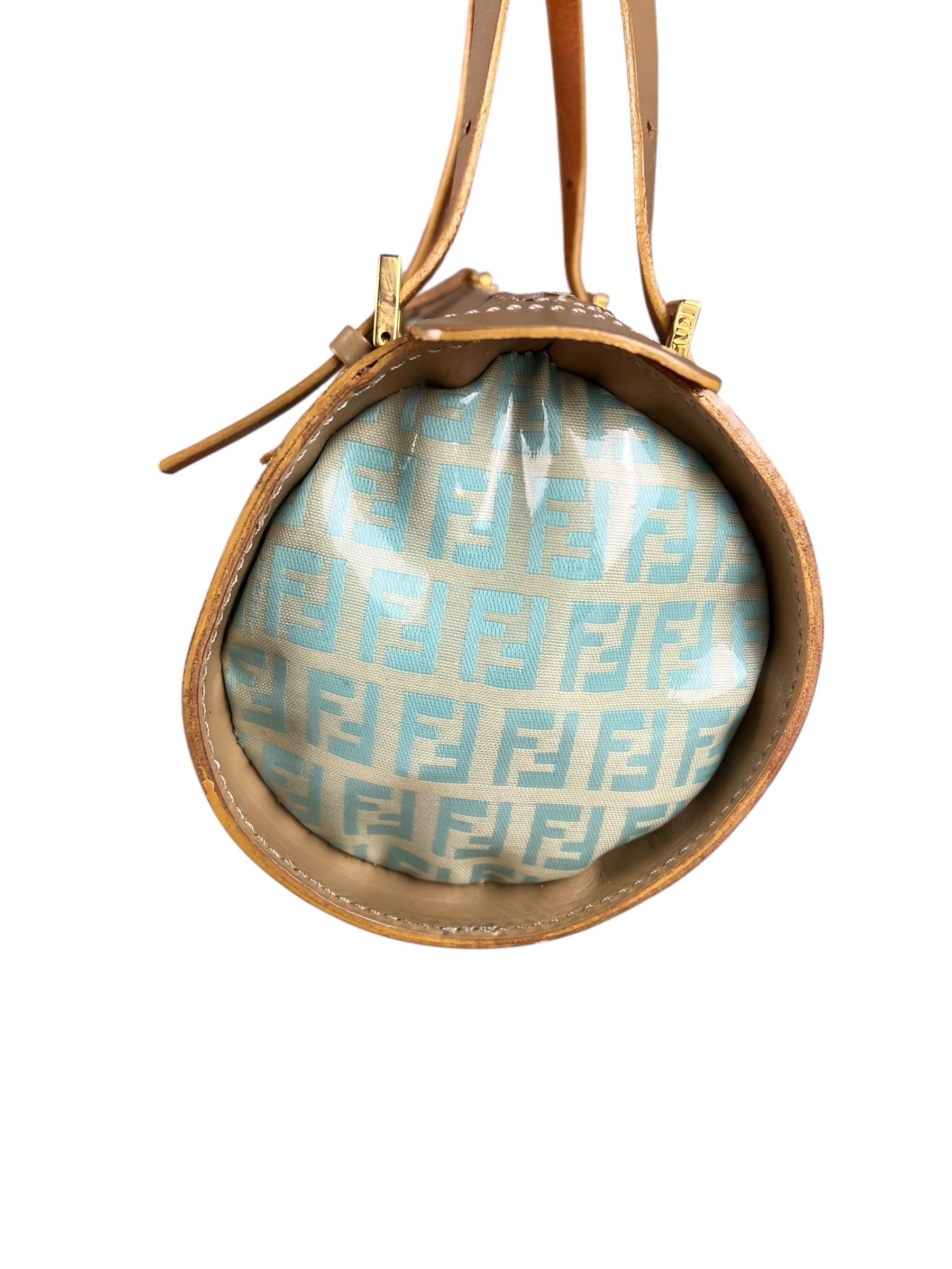 Fendi Forever Bauletto Vinyl Handbag