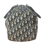 Christian Dior Vintage Navy Blue Trotter Oblique Bowling Boston Hand Bag