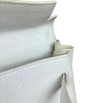 Hermes Kelly 32 White Clemence Leather Handbag 2008
