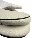 Christian Dior White Leather Saddle Hand Bag